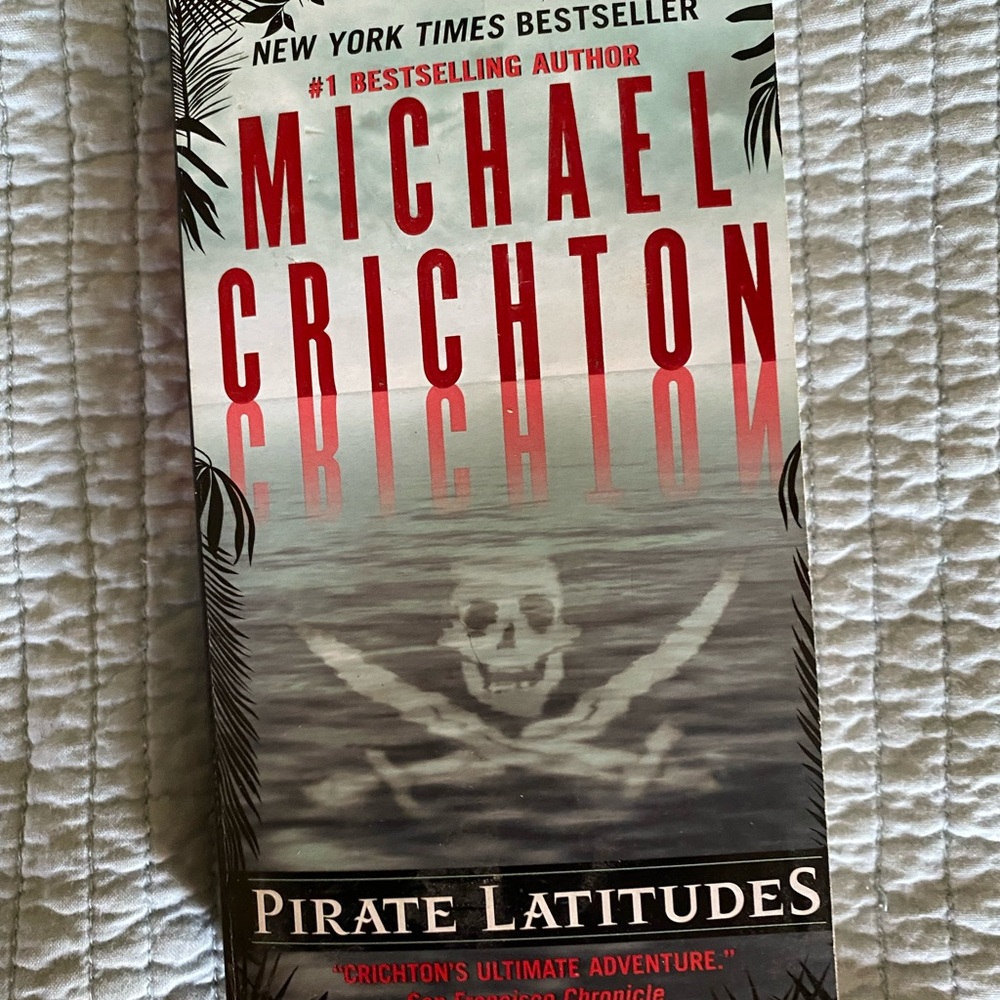 Pirate Latitudes Paperback Book by Michael Crichton